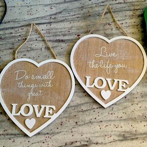 Decorative Heart wall signs